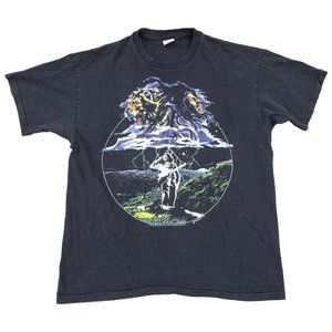 Vintage 1996 Bob Marley Lion Storm w/ ‘So Much Trouble In The World’ Song Tee